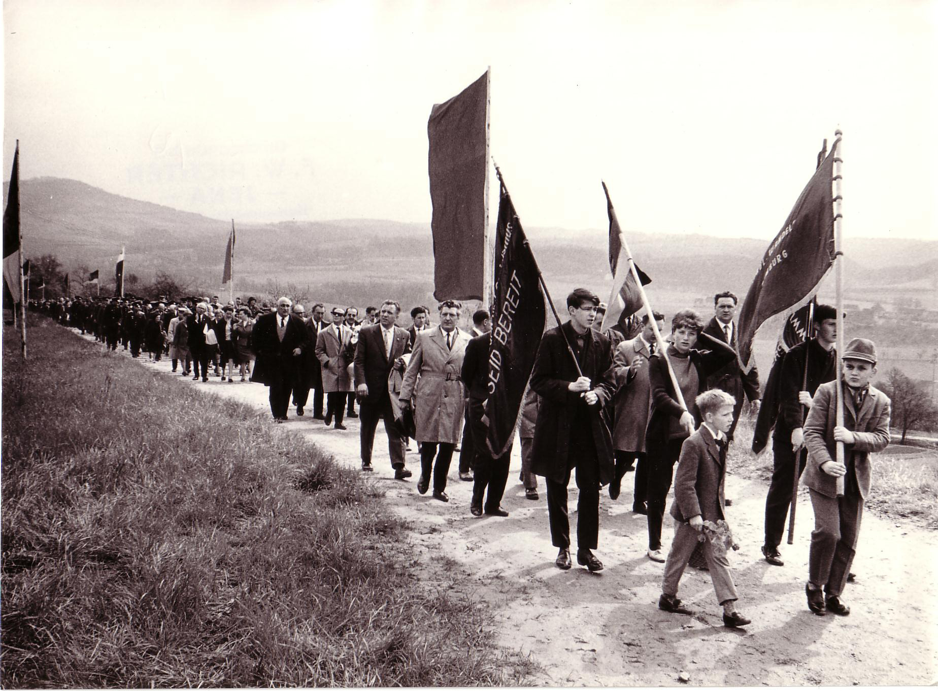 Commemoration ceremony at Walpersberg